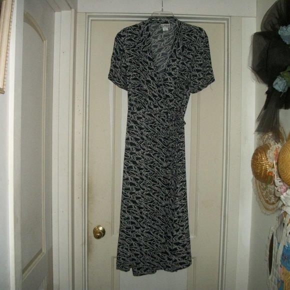 Y2K STYLED DRESS ITS A WRAP FROM THE 90S X LG - Picture 2 of 8